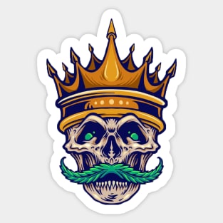 skull king Sticker